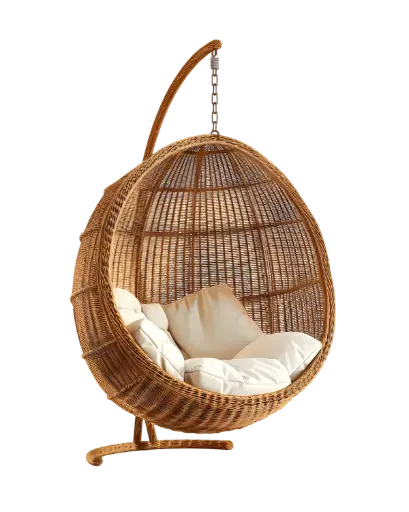 Wicker Hanging Swing Chair